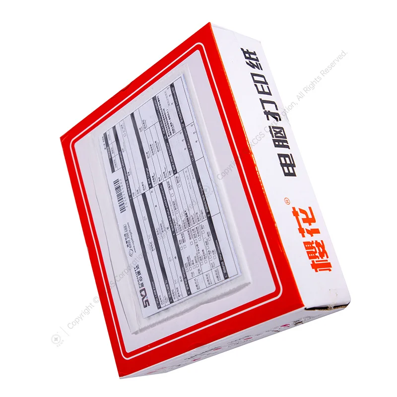 Wholesale 7X5 Inch Packing List Envelopes Clear Plastic Self Adhesive Shipping Label Packing Slip Pouches