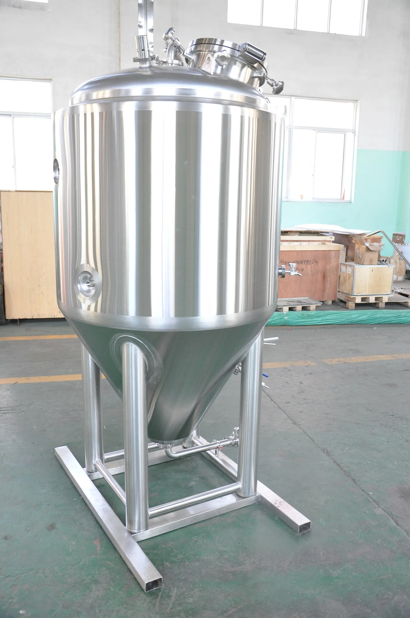 
glycol jacket 500L beer fermenter tank 