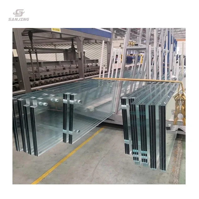 triple layer laminated glass 3 layer 24mm 30mm triple laminated glass pvb sgp sentry triplex triple laminated glass supplier