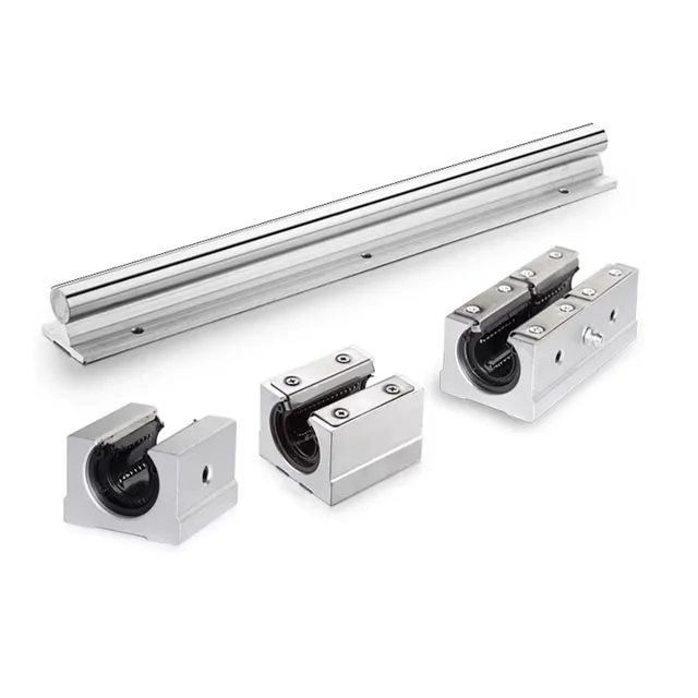 Graphite Copper Slider Bearing Linear SBR20 SBR Linear Guide Rail Block SBR20UU