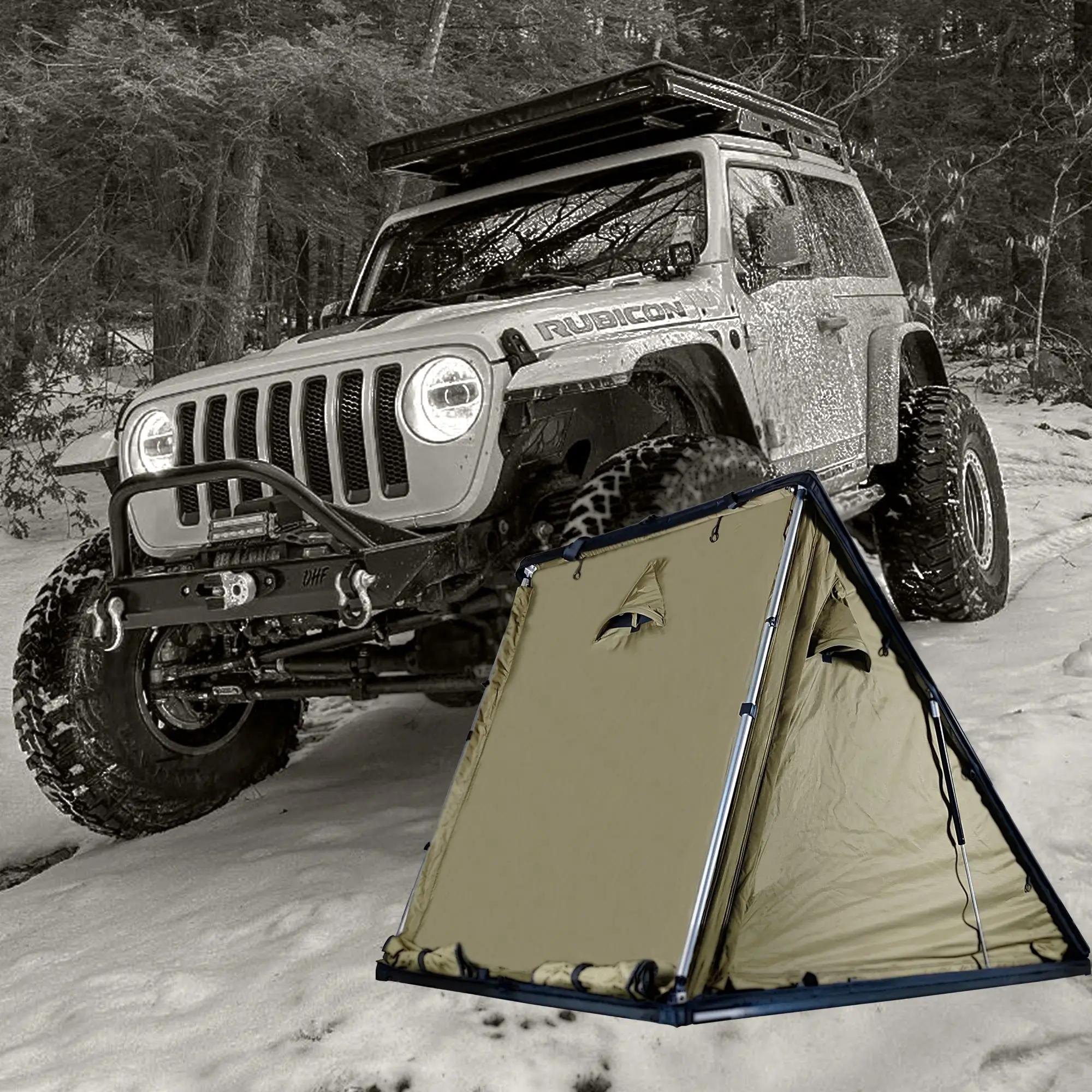 Aluminum Roof Tent Hard Shell Rooftop Tent Triangle Hardshell Roof Top Tents
