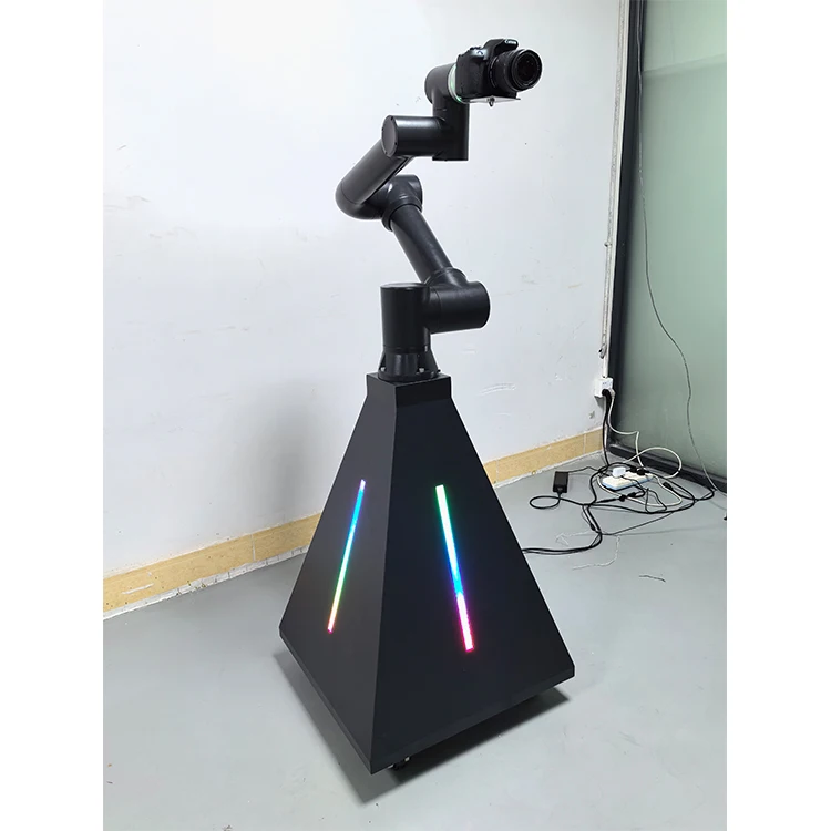 2024 New Automatic Small Camera Robot Arm Glambot Motion Control Slow Motion Robotic Arm Cam Video Photo Booth For Photography