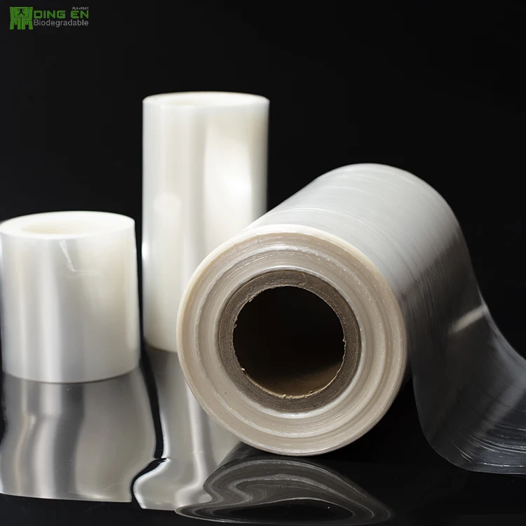 Biodegradable Stretch film compostable heat shrink wrap heat sealing film packing sheet