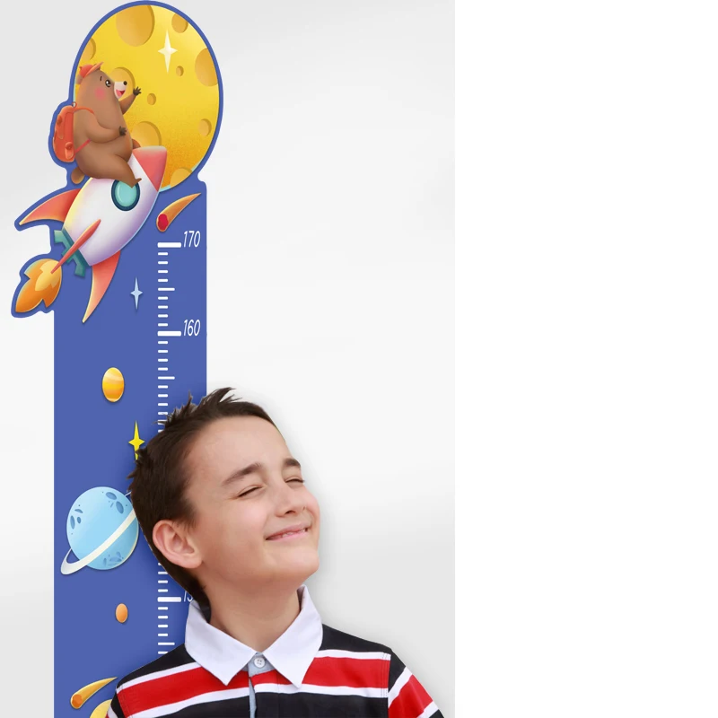 YIYAO Growth Height Chart Wall Stickers Wall Decals
