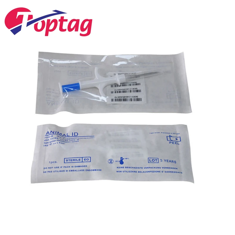 RFID Glass Tags Vet Sheep Microchip Rfid Animal Microchip Syringe for Livestock