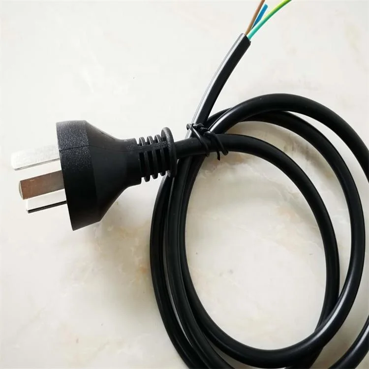 New Design IRAM 2073 approved D11 250V 10A Argentina 3 core plug power cable