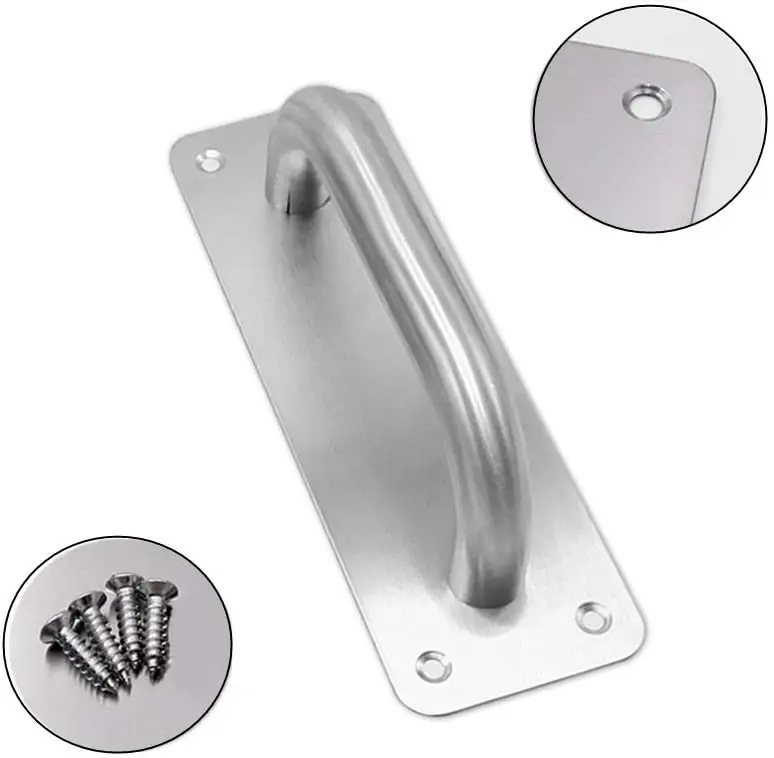 Top quality stainless steel door pull handles  customized sliding push pull door handle for hotel glass wooden doors