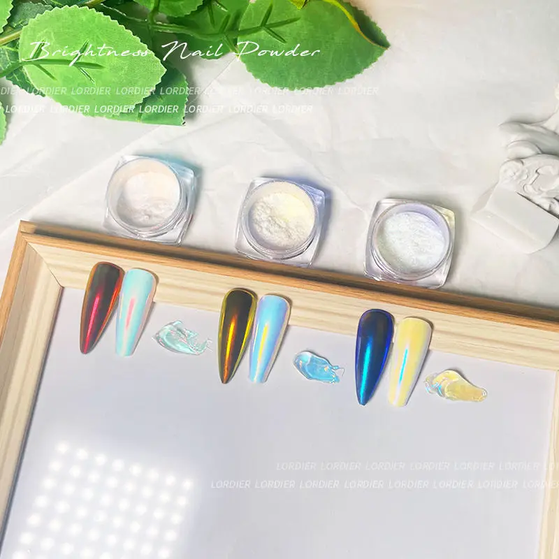 Mirror Nail Powder Pigment Fairy Dust Chrome Nail Powder For Nail Decoration