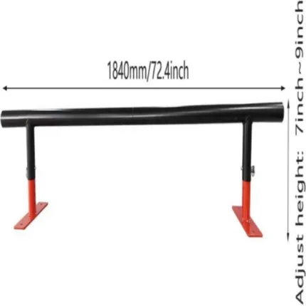 Skateboard Grinding Rail Skateboard Deck Rails Driveway Skatepark Grind Rail For Beginners And Adults