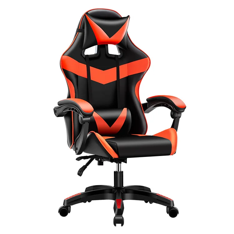 PU leather Computer Reclining High Back Ergonomic Chair Gaming Chair With Wheel