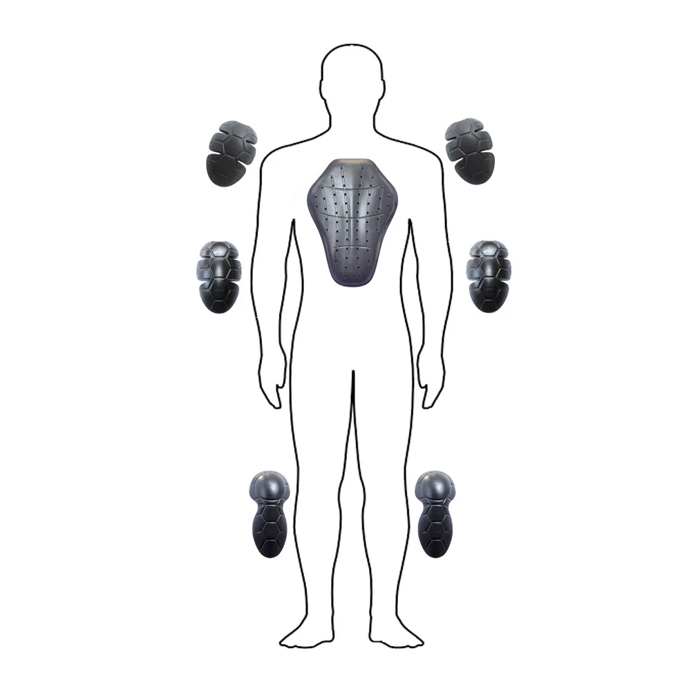 CE level 1 motorcycle safety jacket body armor