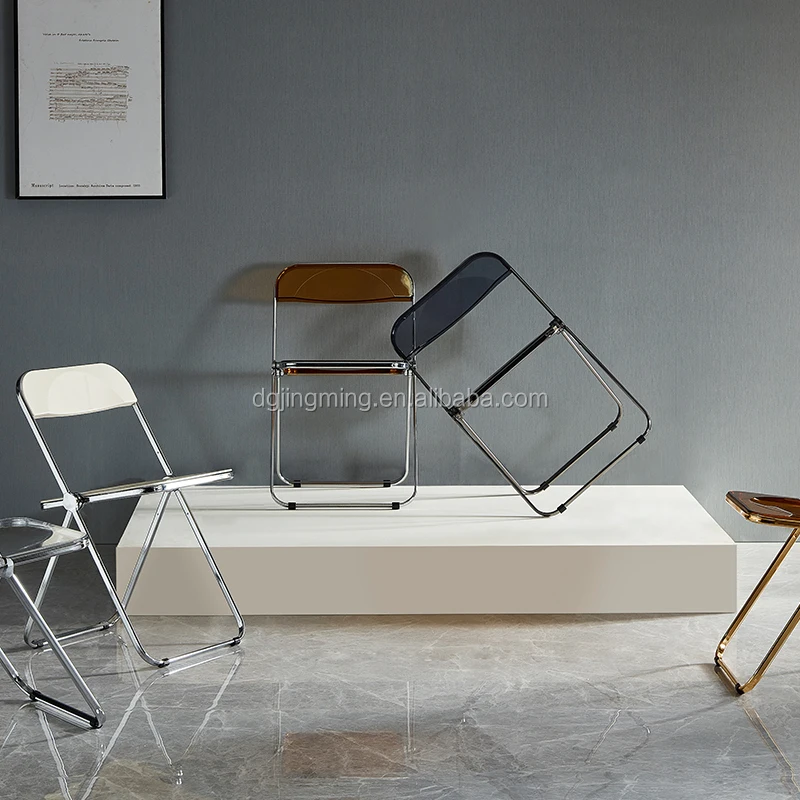 white plastic folding Plia Folding Chairs