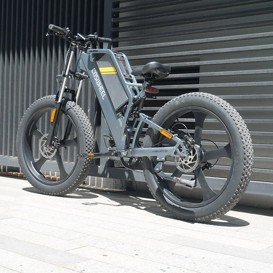 Хорошее качество электрический велосипед Coswheel T26 48 В с толстыми шинами склад ЕС горный 1500 Вт