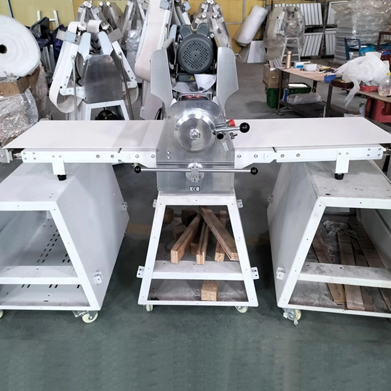 Portable Commercial Electric Reversible Folding Tabletop Machine Automatic Dough Sheeter Crust Pastry for Croissant Pizza