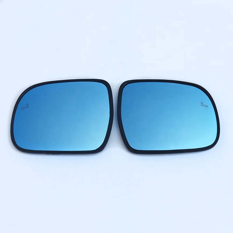 Side rearview mirror blue glass lens with blind spot system For LEXUS RX300 RX330 RX350 RX400H 2003-2008 HILUX VIGO anti glare