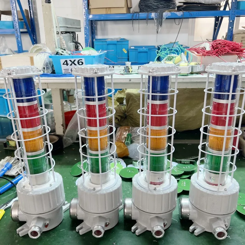 Сигнальная сирена ATEX и зуммер с сетчатой крышкой 24 vdc 120dB взрывозащищенный светодиодный стробоскоп