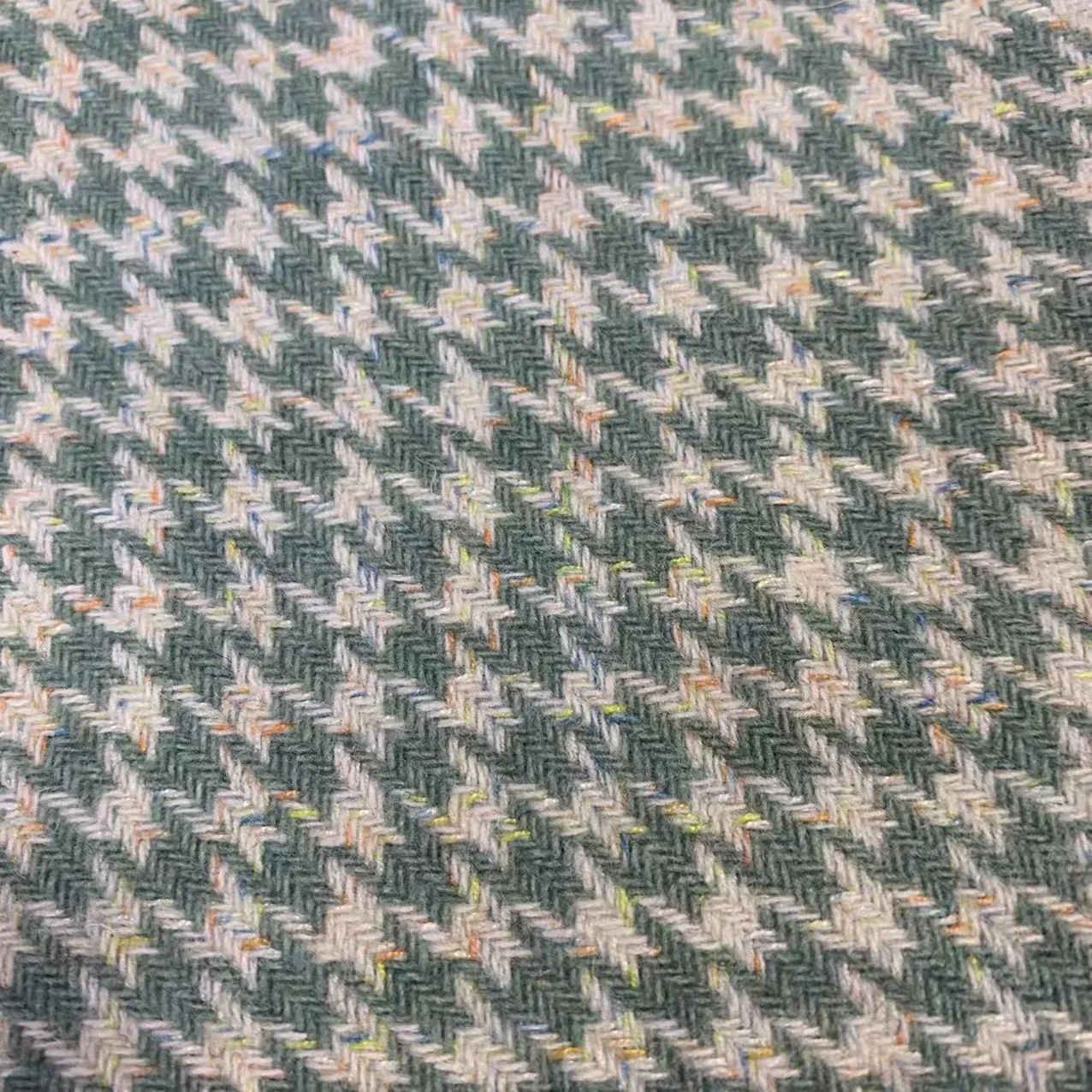 All season 50wool 530g/m  Melton houndstooth fabric  for woman suit and Home decoration fabricIn-Stock Items