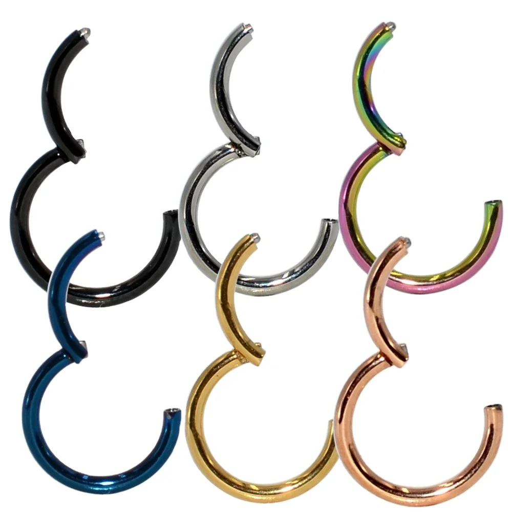 G23 titanium piercing nose ring
