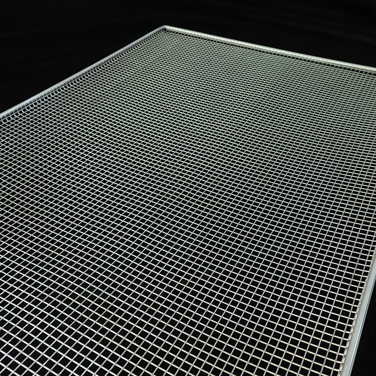 Customized Stainless Steel 304 Wire Welded Food Cooling Rack Large Baking Box with Mesh Support Grid Plate for Bakery