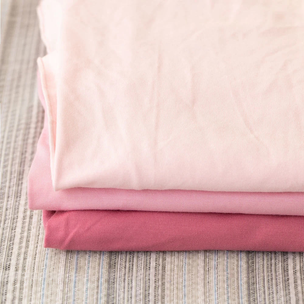 230gsm thick super soft 4 wasy stretch 100% bamboo spandex knit clothing fabric