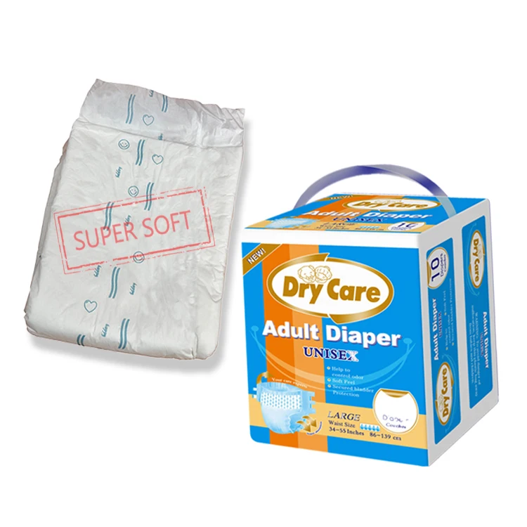 Factory OEM Customized 3D Design Natural Breathable Cartoon Adult Diaper, Free Sample Absorption Top Selling Senior Adult Diaper