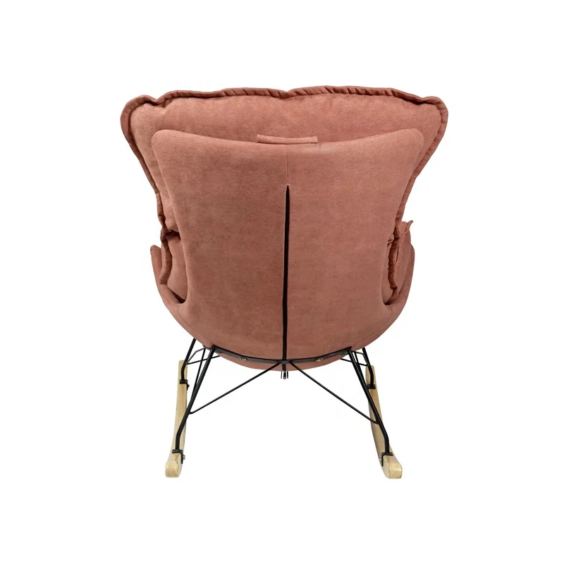 Nordic Hot sale Living Room Fabric Single Lazy Sofa Chair,High Quality Leisure Modern Rocking Sofa Chairs