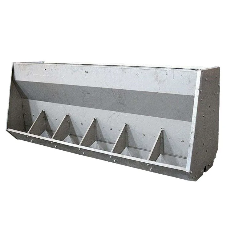 Stainless Steel Feeding Trough Automatic Square Pig Water Trough  For Pigs