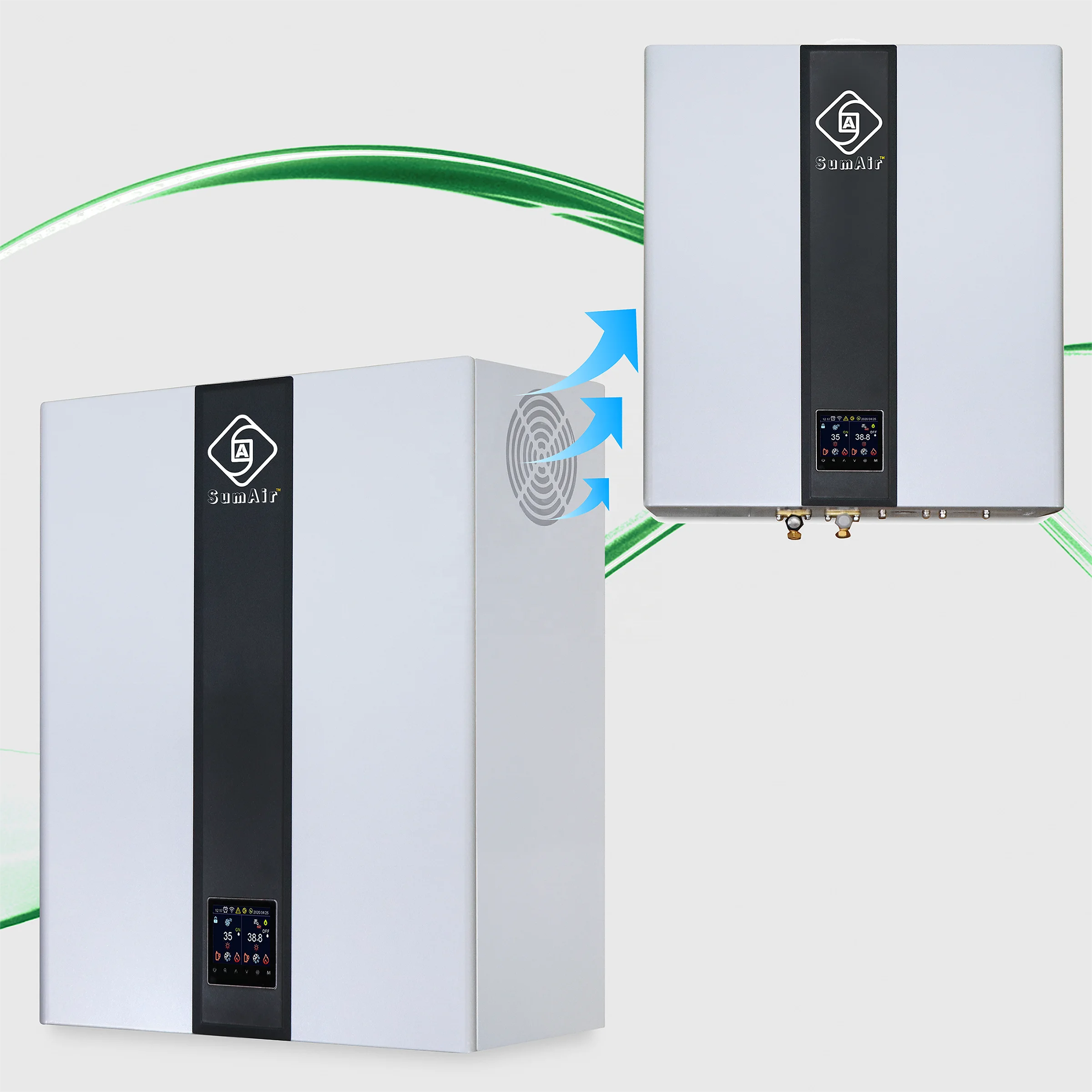 ErP A +++ SCOP5 26 32 кВт оптовая продажа R290 Сплит DC инвертор источник воздуха насос водонагреватель горячая вода пол подогрев HVAC
