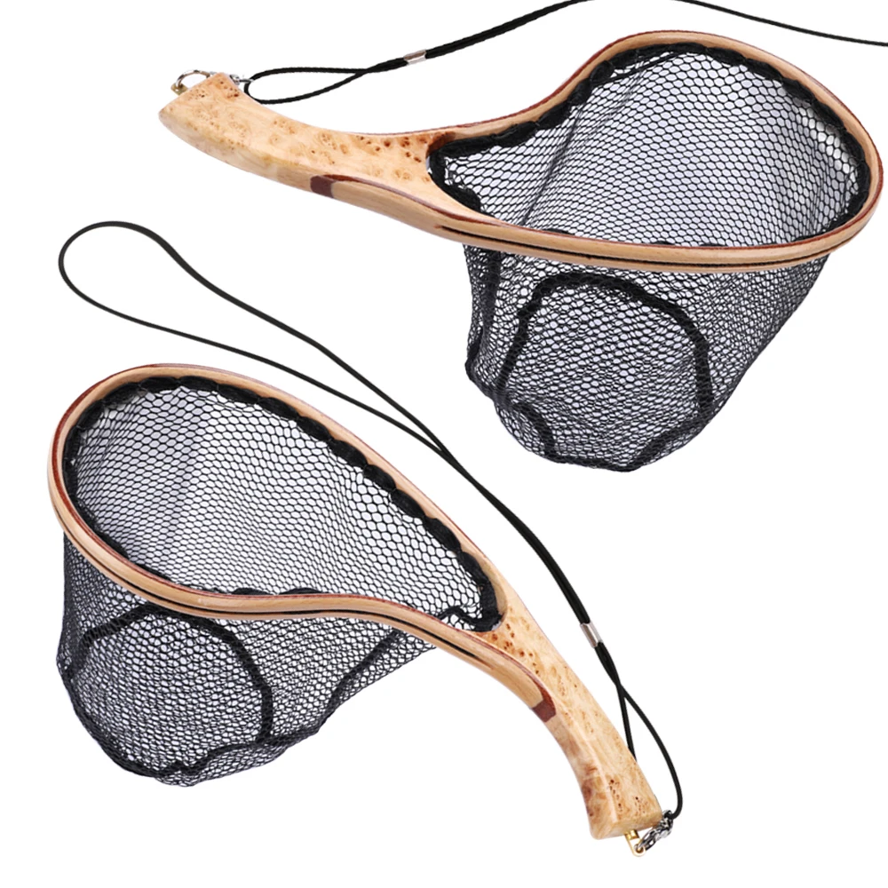 OEM High Quality Portable Lightweight Fly Landing Net for Trout Fly Fishing