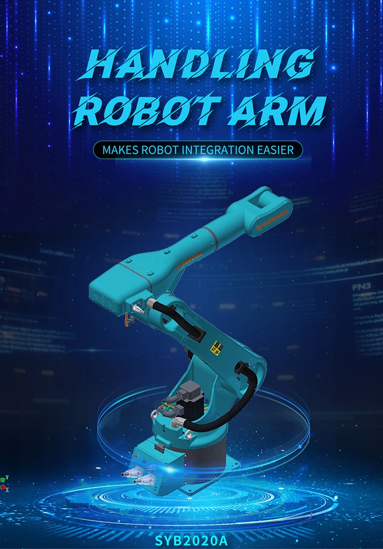 China Supplier 6 Axis Industrial Robotic Arm Automatic Manipulator Handling Robot Smart Laser Welding Machine