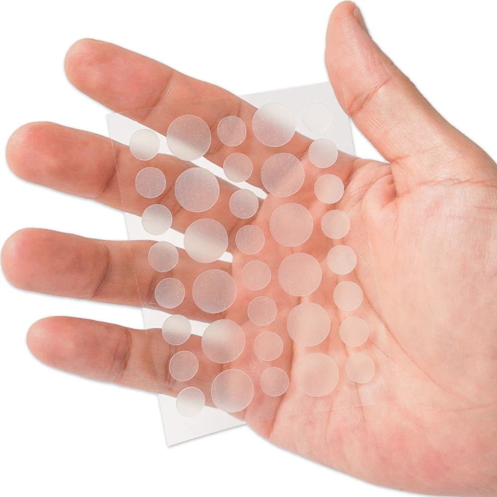 Ultra-thin Adhesive Hydrocolloid Spot Invisible Pimple Patch Private Label Waterproof Huawei Face Customized Logo Accept OEM/ODM