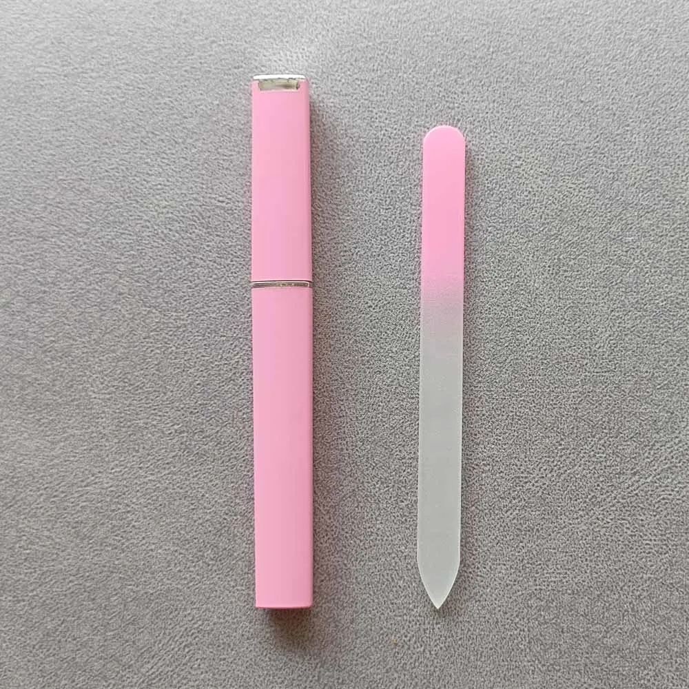 Hot Sale Nail Care Tools Glass Nail File With Case Nail File Glass