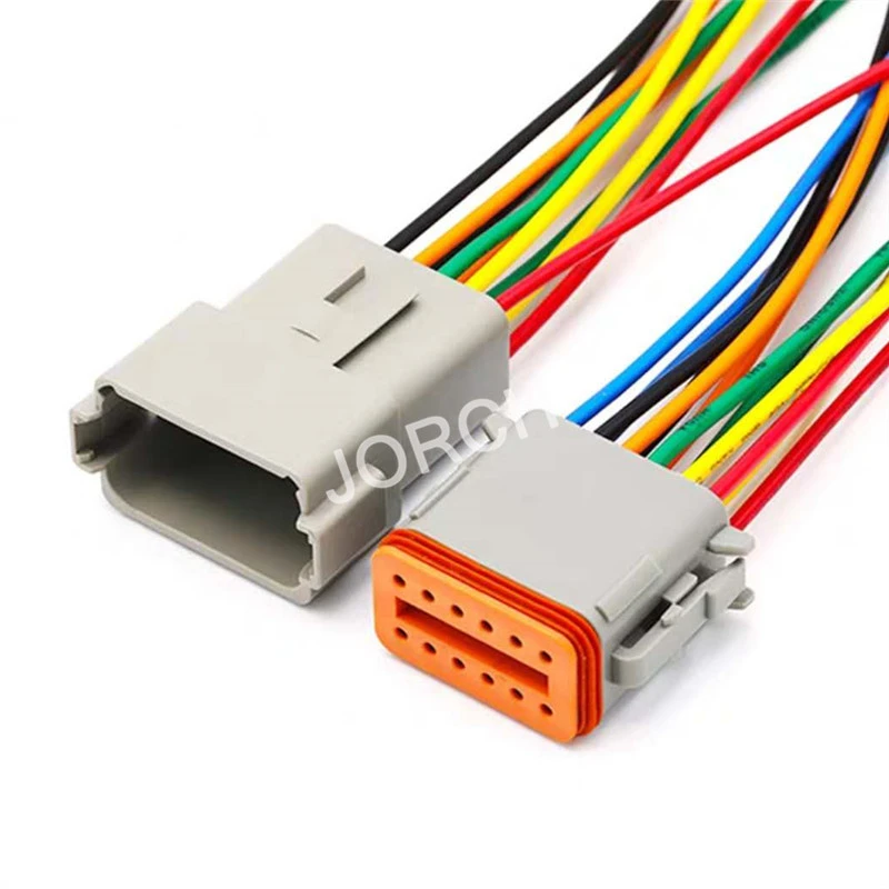 DT04-4P DT04-4S 4P Pin Way DT Series Automotive  wiring harness socket custom-made waterproof wire harness