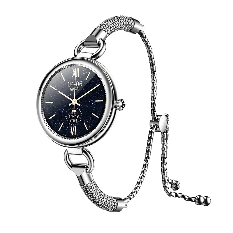 Best Selling Products 2023 Round LCD Display Wrist Smartwatch Life Fashion Luxury Smart Watch for Woman Girls