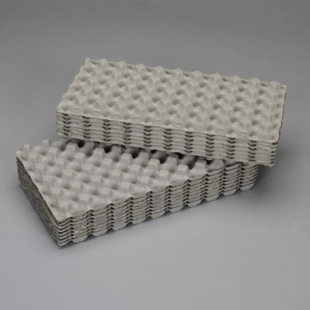 Paper Quail Egg Tray  Paper Box Packaging Paper Pulp Egg Carton Biodegradable Pulp Fiber Egg Tray Whole sale