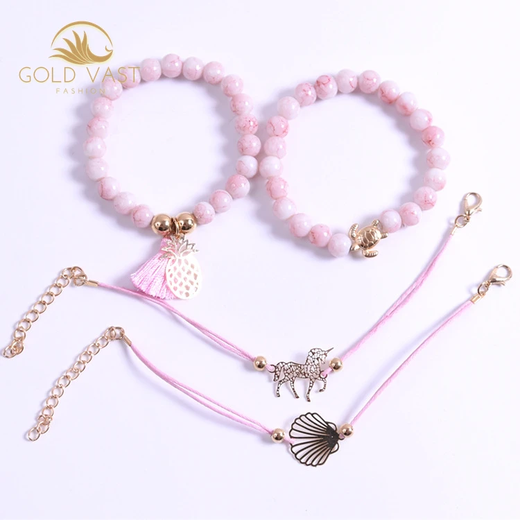 
trendy stainless steel gold plated bracelets & bangles bracelets sets alloy charm bracelet in zinc alloy jewelry bijou bijoux or 