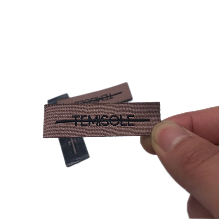 Woven Iron on Fabric Label for Clothes
