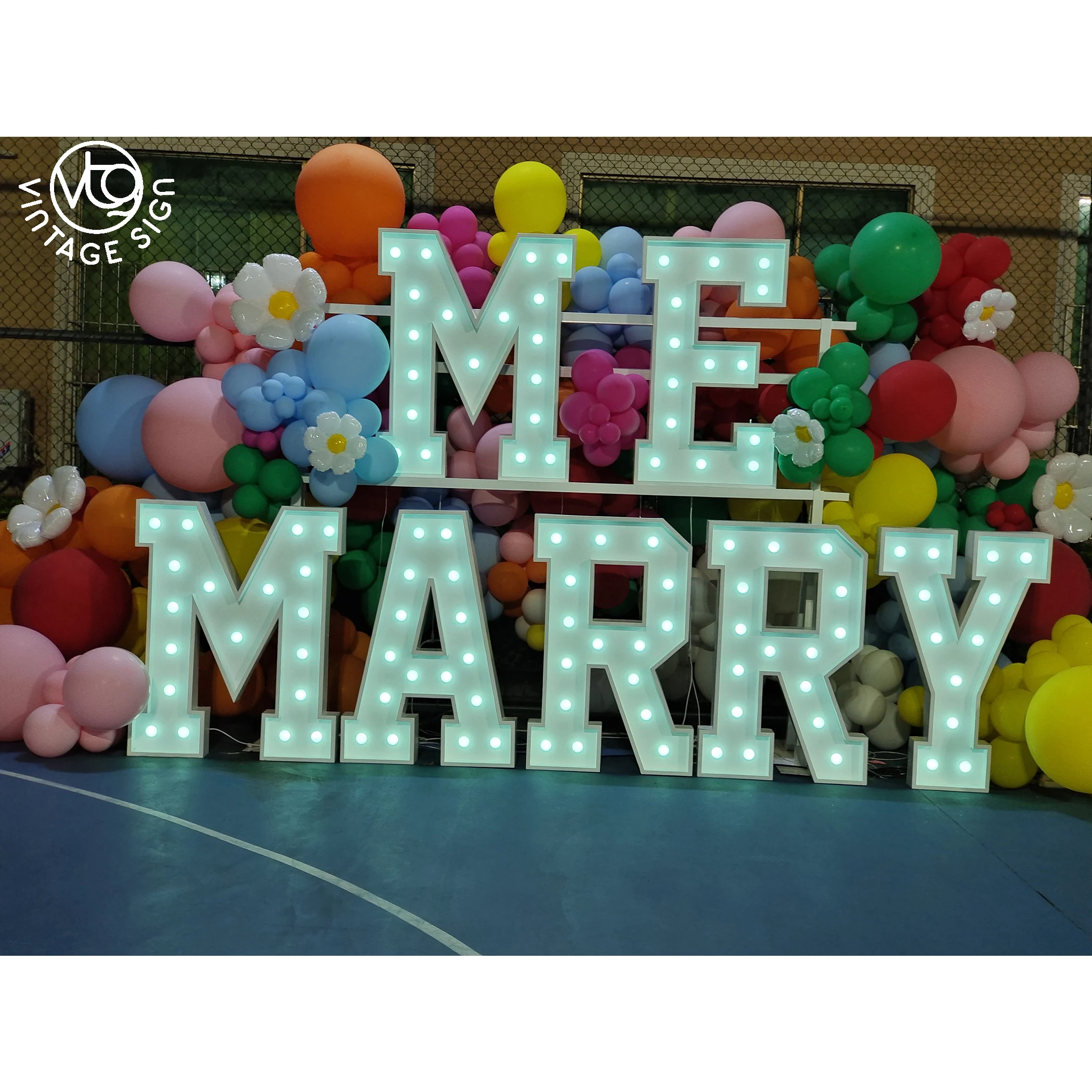 Marry Me LOVE Letter Rental Large With Lights Led Marquee Letters For Sale
