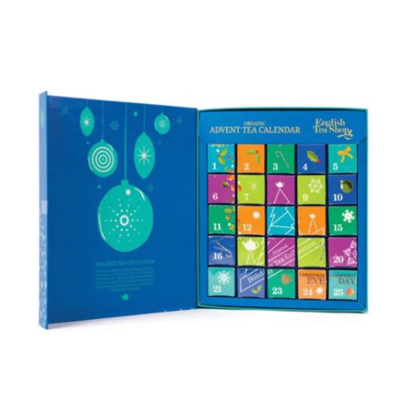 Custom Christmas 25 Days Empty Packaging Keepsake Baby Toy Advent Calendar for Kids