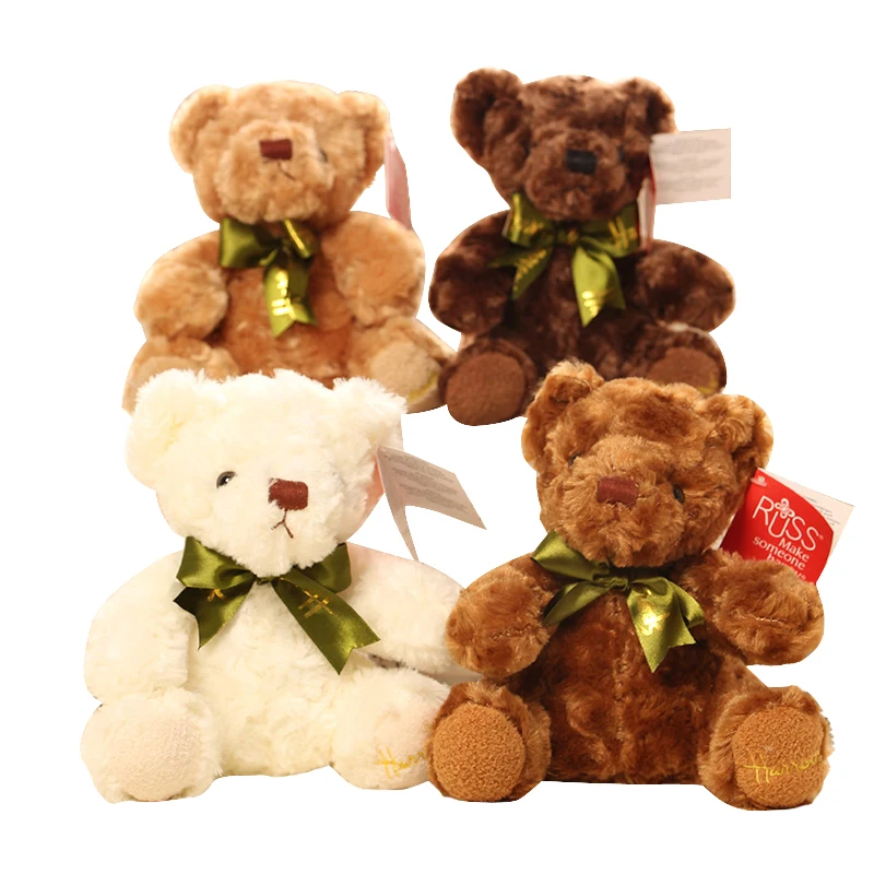 Новый дизайн галстук-бабочка плюшевый медведь плюшевая игрушка игрушка-коготь мягкий на заказ оптовая продажа