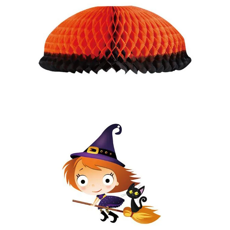 New Halloween pendant parachute paper pendant ballons party supplies decorations balloons set