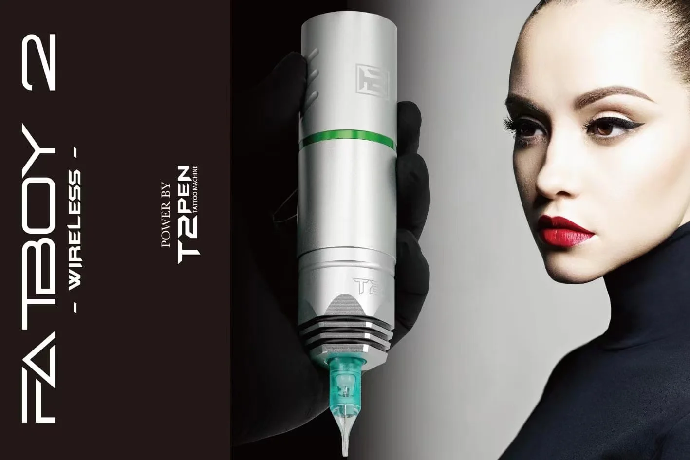 New Arrival 6 Colors Fatboy II Wireless Tattoo Pen Led Touch Screen Tattoo Machine