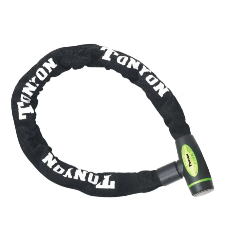 TONYON Motorcycle parts  High quality materials bike chain lock  antitheft motorcycle lock chain lock