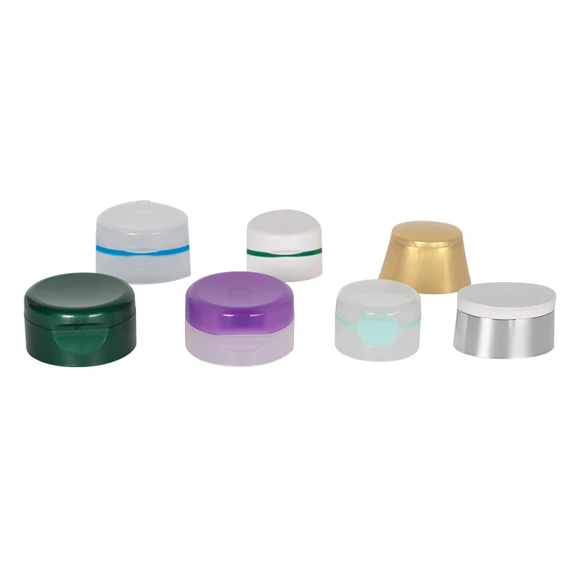 Wholesale Screw CRC 20mm 24mm 28mm 32mm 38mm bottle lids plastic cover disc top cap flip top cap plastic caps