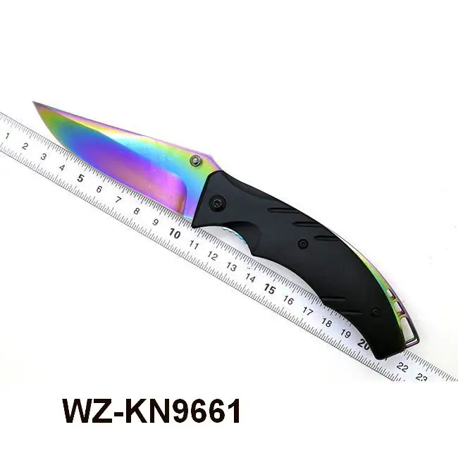 stainless steel material type camping survival utility folding pocket cutter knife foam