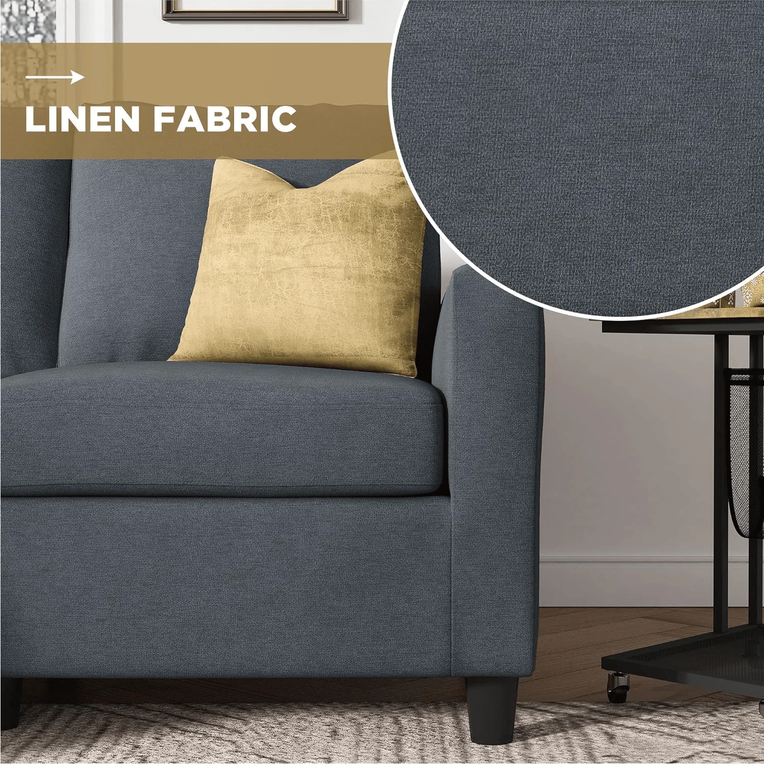 SANS Hot sales  Wayfair Convertible Sectional Sofa L Shaped Couch with Reversible Chaise for Small Space
