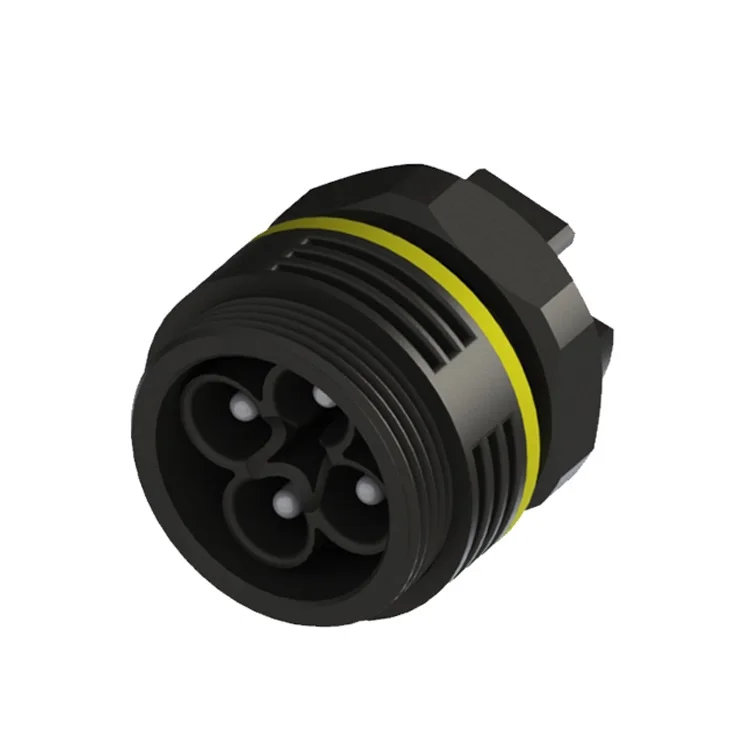 High quality 4 pin IP68 male panel mount circular connector