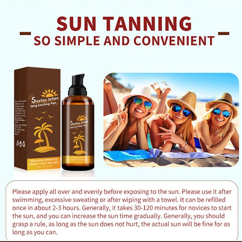 MLM custom makeup Quick Tan Sunless Tanning for Bronze Glowing Skin in Just Hours Tanning lotion