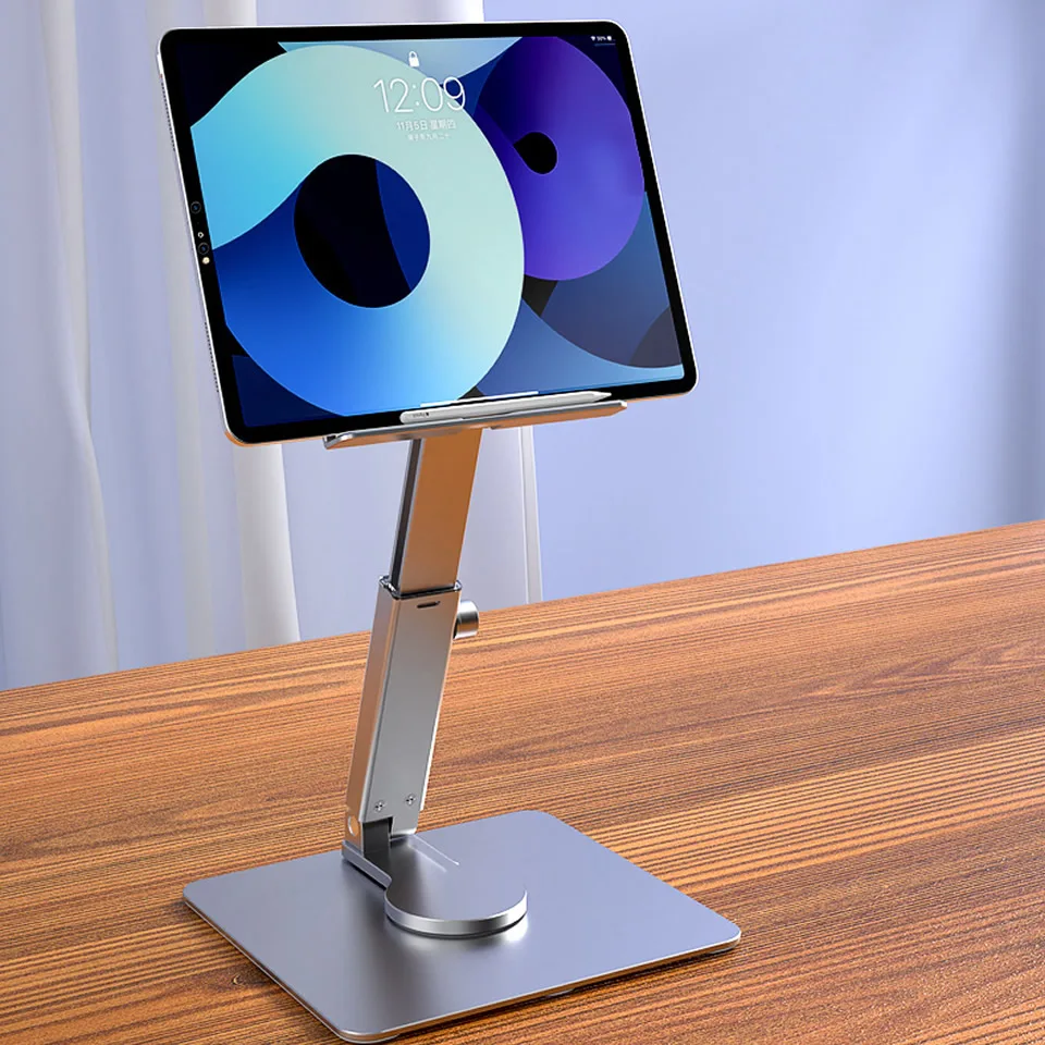 Rotatable Desk Tablet Stand Metal Adjustable Foldable Holder for iPad Pro Air Mini 11 12.9 Samsung Xiaomi Huawei Support