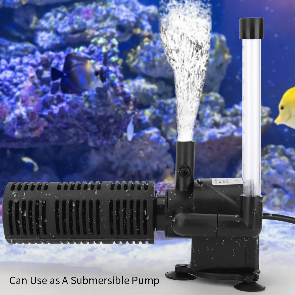 Hotsale 3 in 1 Demountable DIY Water Direction Adjustable Deep Fish Tank Submersible Air Pump Filter Aquarium Filter Oxygen Pump